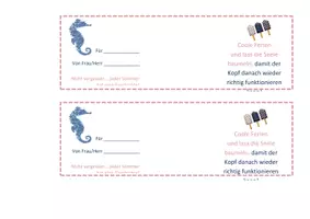 Vorschau - Anderer Materialtyp - Giveaway! Schülergeschenk zum letzten Schultag vor den Sommerferien - für Wassereis zum selbst einfrieren! Coole Ferien! - Seite 1
