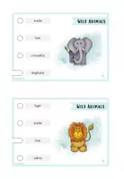 Vorschau - Stationenlernen - Stöpselkasten: Say it in English - Wild Animals - Seite 3