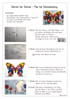 Vorschau - Mal- und Bastelvorlagen - Kunst: Pop Up Schmetterling - Frühling/Sommer - Seite 2