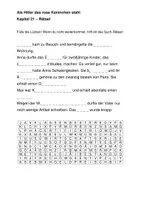 Vorschau - Arbeitsblätter - Als Hitler das rosa Kaninchen stahl - Kapitel 21 Rätsel - Deckblatt