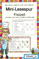 Vorschau - Arbeitsblätter - Mini-Lesespur Freizeit - Deckblatt
