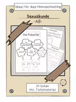 Vorschau - Arbeitsblätter - Sexualkunde -AB + Tafelmaterial- - Deckblatt