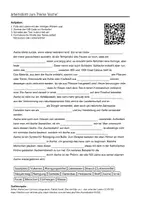 Vorschau - Arbeitsblätter - Arbeitsblätter zum Thema "Asche" + Lösung & MP3 + - Deckblatt