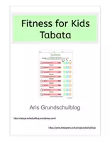 Vorschau - Arbeitsblätter - Fitness Tabata für Kids - Deckblatt