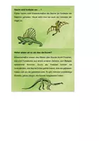 Vorschau - Merkblätter - Die Saurier - Infokarten - Seite 3