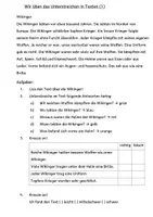 Vorschau - Arbeitsblätter - Unterstreichen in Texten üben Klasse 2 - Deckblatt
