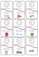 Vorschau - Spiele - My Day / Time Lesespiel "I Have... - Who Has..." für Englisch - Seite 2