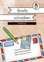 Vorschau - Aufgabenkarten - Anleitung zum Schreiben eines Briefes - Deckblatt