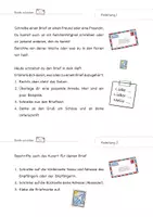 Vorschau - Aufgabenkarten - Anleitung zum Schreiben eines Briefes - Seite 1
