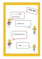 Vorschau - Unterrichtsreihen - Klaro DaZ Willkommensheft Nr 8 Aufforderung etwas nicht zu tun - Deckblatt