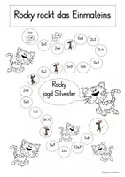 Vorschau - Spiele - Spiel: Rocky rockt das Einmaleins - 2er, 5er, 10er Reihen - Deckblatt