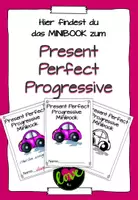 Vorschau - Arbeitsblätter - Present Perfect Progressive Minibook - Deckblatt