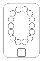 Vorschau - Arbeitsblätter - Zahlen nachlegen mit Muggelsteinen 0-9 (Ziffernerarbeitung) - Seite 2
