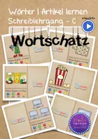 Vorschau - Spiele - Click & Go: C-Wörter - Lesen und Artikel üben - Deckblatt