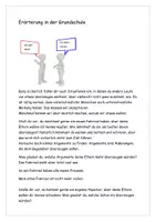 Vorschau - Arbeitsblätter - Richtig Argumentieren - Erörterung in der Grundschule - Seite 1