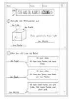 Vorschau - Test - Test - Zeig was du kannst - geometrische Körperformen - Seite 3