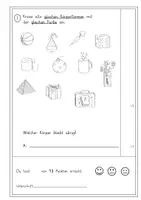 Vorschau - Arbeitsblätter - Materialpaket - geometrische Körperformen - Seite 3