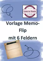 Vorschau - Arbeitsblätter - Memoflip 6 Felder zum selbst gestalten - Deckblatt