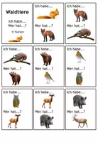 Vorschau - Spiele - Waldtiere: Ich habe/Wer hat? mit Fotos (2-fach differenziert) - Seite 1