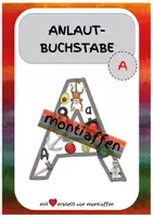 Vorschau - Arbeitsblätter - 22 Anlautbuchstaben für Buchstabenweg / Buchstaben der Woche - Seite 1