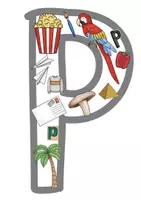 Vorschau - Arbeitsblätter - Anlautbuchstabe "P" für Buchstabenweg / Buchstabe der Woche - Seite 3