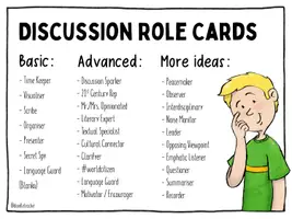 Vorschau - Fördermaterial/Inklusion - Discussion / Group Role Cards - Seite 2