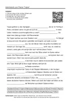 Vorschau - Arbeitsblätter - Arbeitsblätter zum Thema "Tulpen" + Lösung & MP3 + - Deckblatt