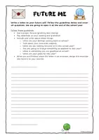 Vorschau - Arbeitsblätter - Back-to-school Writing Activity - Seite 3