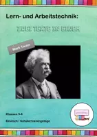 Vorschau - Arbeitsblätter - Lern- und Arbeitstechnik: Zwei Texte in einem (Kl. 3-6) - Deckblatt