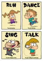 Vorschau - Spiele - Present Progressive - Pantomime - Game Cards - Seite 2