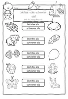 Vorschau - Arbeitsblätter - Gewichte Übungsheft - Seite 1