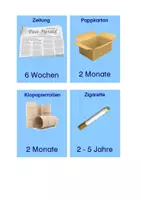 Vorschau - Merkblätter - Verrottungszeit von Müll - Infokärtchen - Seite 2