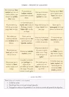 Vorschau - Arbeitsblätter - Zuordnungsspiel zum Presente de Subjuntivo - Seite 1