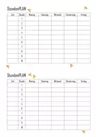 Vorschau - Lehrpläne/Lehrermaterial - Lehrerkalender für jedes Jahr zum Drucken und Binden - Seite 3