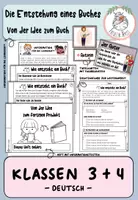 Vorschau - Arbeitsblätter - Die Entstehung eines Buches "Von der Idee zum Produkt" - Deckblatt