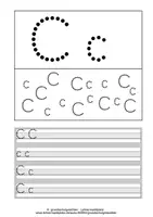 Vorschau - Unterrichtsreihen - Arbeitsblätter C Druckschrift Wochenplan Buchstabeneinführung - Seite 2