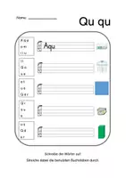Vorschau - Arbeitsblätter - Arbeitsblätter zu Qu qu + Quartettspiel - Seite 3