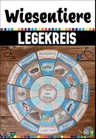 Vorschau - Stationenlernen - Tiere der Wiese - Legekreis - Deckblatt