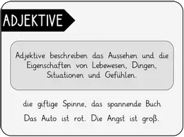 Vorschau - Arbeitsblätter - Merkplakate und Merk-Arbeitsblätter Adjektive - Seite 2