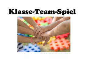 Vorschau - Fördermaterial/Inklusion - Klasse-Team-Spiel (Tafelschilder) - Deckblatt
