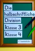 Vorschau - Videos - M | Die halbschriftliche Division | M | Klasse 3 und 4 - Deckblatt