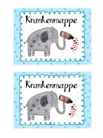 Vorschau - Bildkarten - Krankenmappe - Elefantenklasse - Seite 2
