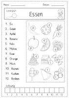 Vorschau - Arbeitsblätter - 10 Mini- Lesespuren (Wortebene) Klasse 1 - Seite 3