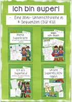 Vorschau - Unterrichtsreihen - Unterrichtsreihe: Entdecke den Superhelden in dir (positive Selbstwahrnehmung Grundschule) - Deckblatt