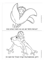 Vorschau - Mal- und Bastelvorlagen - Kostenlos - Malvorlagen Däumelinchen Märchen - Seite 2