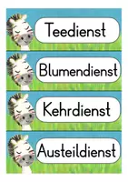 Vorschau - Lehrpläne/Lehrermaterial - Zebraklasse Klassendienste - Seite 2