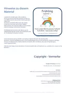 Vorschau - Stationenlernen - Frühling - Lesespiel Klasse 1/2 - Bild -Satz -Zuordnung - Lesekarten - differenziert - Lesespiele Klasse 1/2- Leseübungen Klasse 1/2- Lesezuordnungskarten - Freiarbeitsmaterial Deutsch Klasse 1/2 - Seite 2