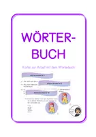 Vorschau - Stationenlernen - Wörterbuchkartei - Deckblatt