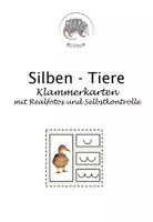 Vorschau - Arbeitsblätter - Silben schwingen: 30 Klammerkarten mit Tierfotos und Selbstkontrolle - Deckblatt