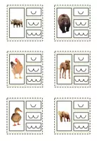 Vorschau - Arbeitsblätter - Silben schwingen: 30 Klammerkarten mit Tierfotos und Selbstkontrolle - Seite 3